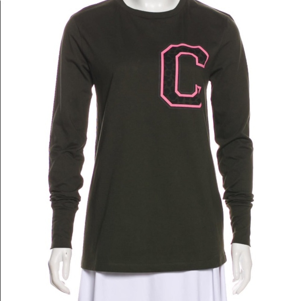 Etre Cecile presque parisienne C french bulldog long-sleeve graphic tee
